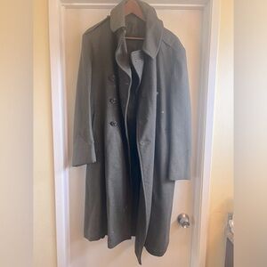 Vintage military trench coat